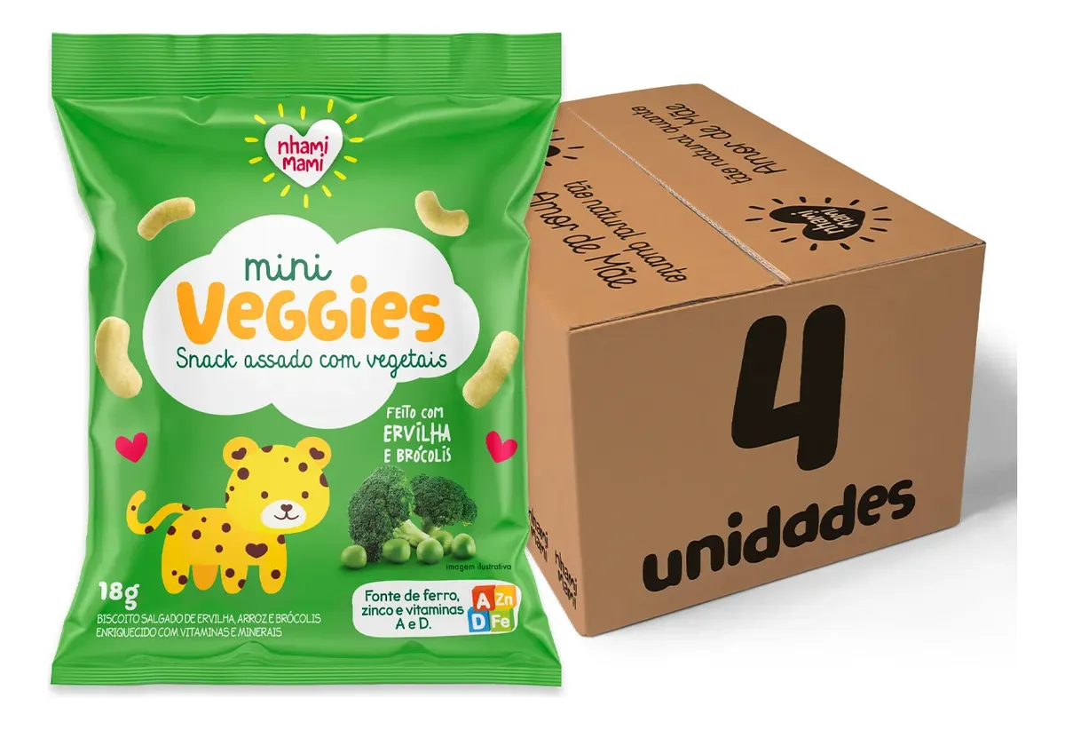 Mini Veggies Ervilha e Brócolis
